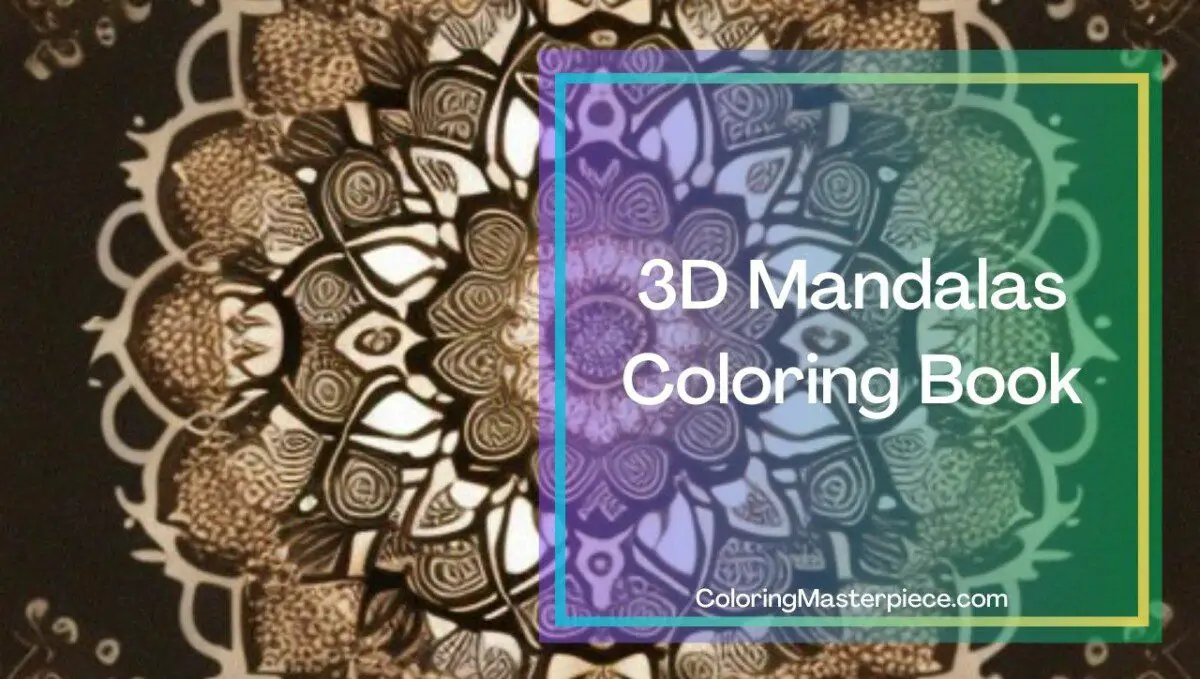 Mandala Coloring Books - Adult Coloring Masterpiece