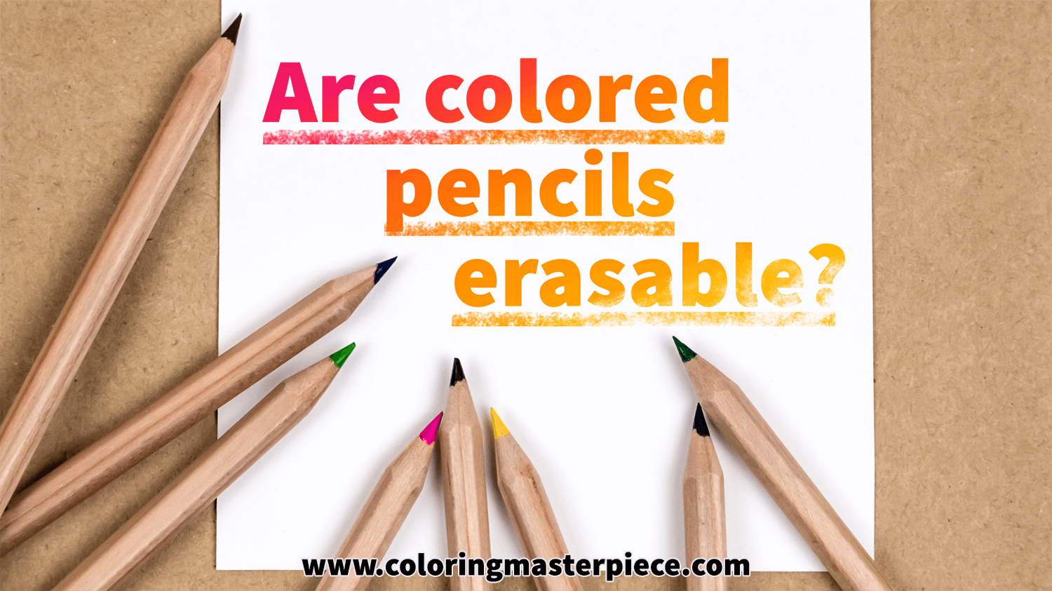 We Answer Are Colored Pencils Erasable Adult Coloring Masterpiece