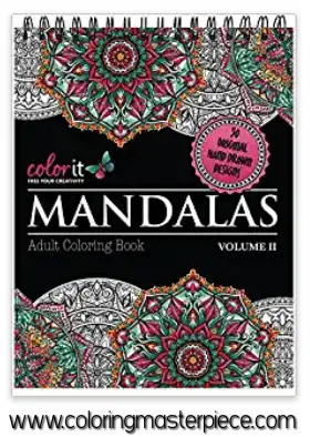 Mandala Coloring Books - Adult Coloring Masterpiece