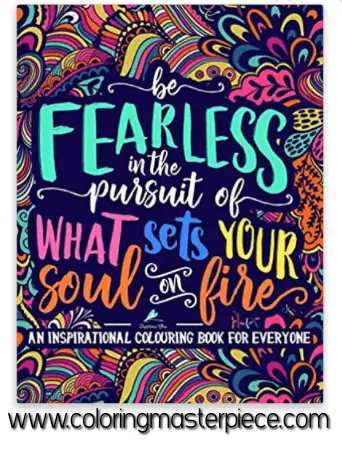 Top 20 Coloring Book With Quotes - Adult Coloring Masterpiece