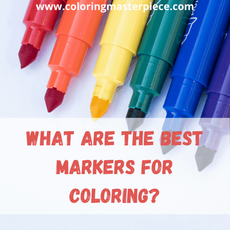 What are the Best Markers for Coloring? - Adult Coloring Masterpiece