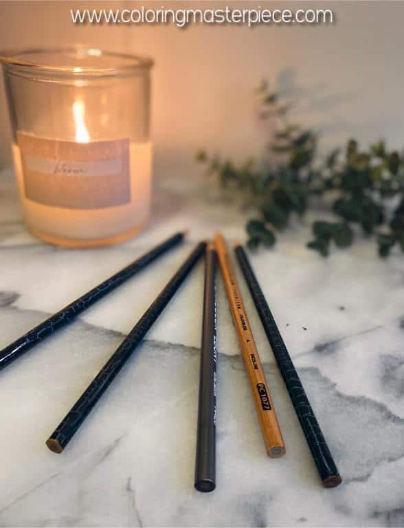 HB vs. 2B pencils Understanding the Graphite Scale Adult Coloring