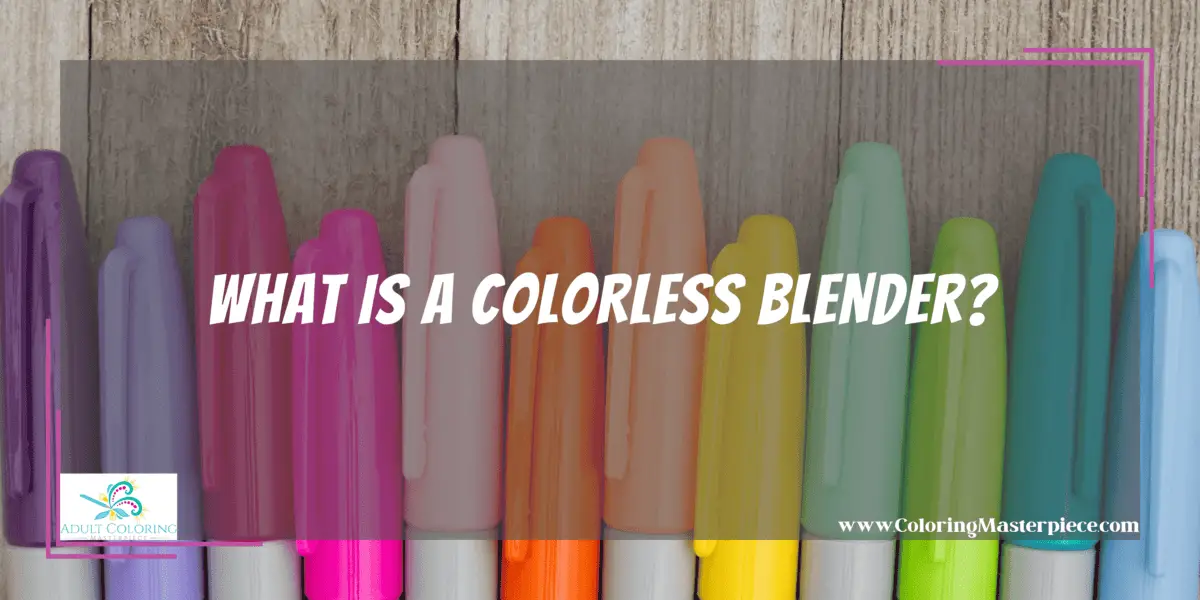 How Do You Use Prismacolor Colorless Blender Marker? Adult Coloring