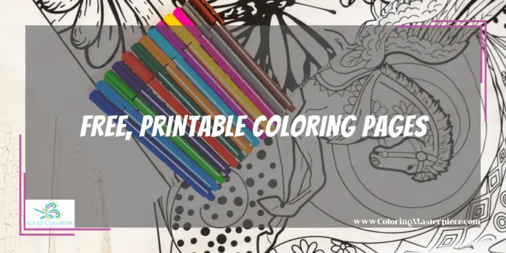 Free Printable Coloring Pages for Adults - Adult Coloring Masterpiece
