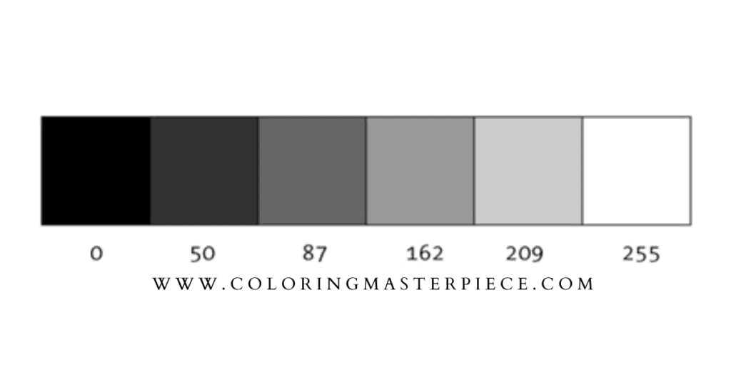 Printable Grayscale Chart