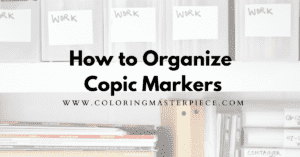 How to Organize Copic Markers (Four Best Practices)