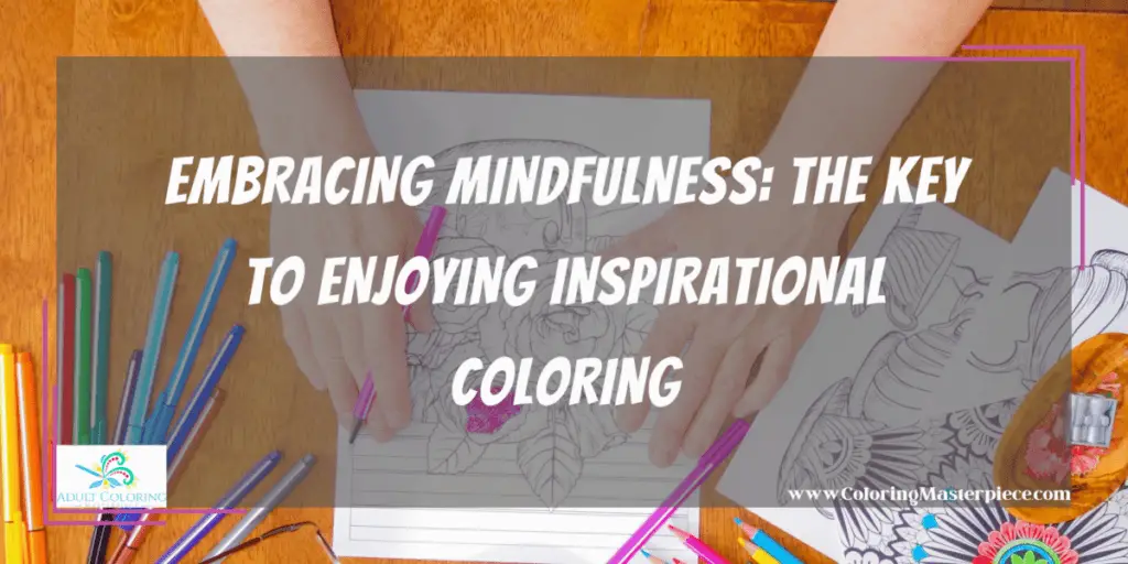 Adult Coloring Pages with Inspirational Themes - Adult Coloring Masterpiece