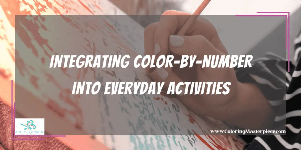 Guided Color by Number Pages - Adult Coloring Masterpiece