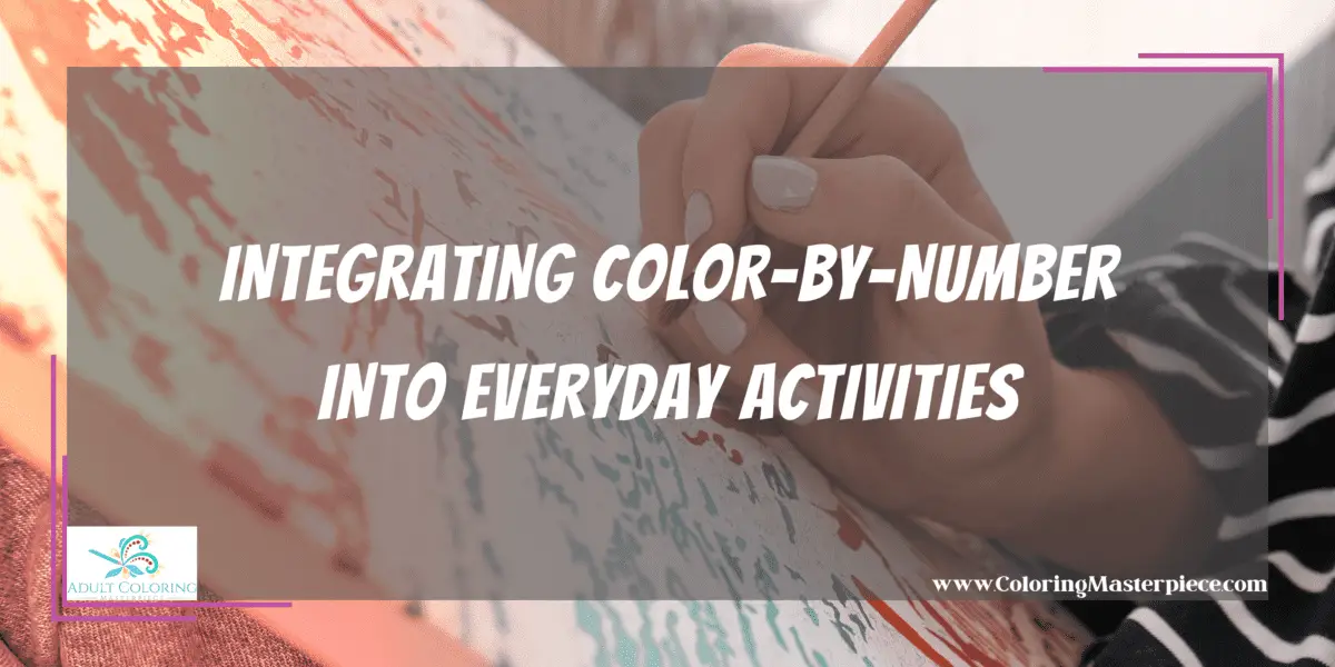 Guided Color by Number Pages - Adult Coloring Masterpiece